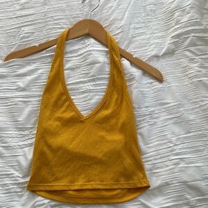 Orange/yellow tank/crop top